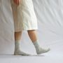 Socks - CASHMERE COTTON SOCKS - NISHIGUCHI KUTSUSHITA