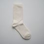 Socks - SILK COTTON DOUBLE-FACED SOCKS - HAKNE