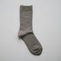 Socks - SILK COTTON DOUBLE-FACED SOCKS - HAKNE