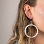Jewelry - Natural Horn Earrings - L'INDOCHINEUR PARIS HANOI