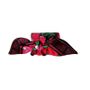 Gifts - HIBISCUS RED KNOTTED FETISH PRINTED SILK TWILL BRACELET - MAISON FÉTICHE