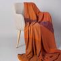 Throw blankets - Donna cashmere and wool throw - SADHU HANDMADE NATURALS