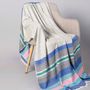 Throw blankets - Donna cashmere and wool throw - SADHU HANDMADE NATURALS