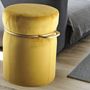 Decorative objects - GREY OTTOMAN POUF - AULICA PROM ORF DIFFUSION