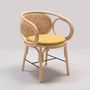 Small armchairs - CONTOUR rattan armchair - ORCHID EDITION