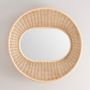 Mirrors - ONDE rattan mirror - ORCHID EDITION