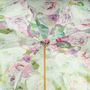 Outdoor decorative accessories - GREEN AND PINK ROSES UMBRELLA, DOUBLE CLOTH - PASOTTI