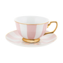 Tea and coffee accessories - Blush Stripes Teacup & Saucer - CRISTINA RE