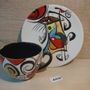 Ceramic - ENIGMA cups&saucers/ANA - ENIGMA