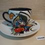 Ceramic - ENIGMA cups&saucers/OONA  - ENIGMA