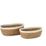 Trays - Set of 2 jute and sea agras baskets AX70193  - ANDREA HOUSE