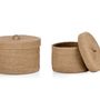 Caskets and boxes - Set of 2 jute boxes AX70194  - ANDREA HOUSE