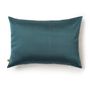 Fabric cushions - Houndstooth Atlantic Deep - AADYAM HANDWOVEN