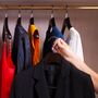 Homewear - Hanger for jacket, suit and suit in ash wood - matt walnut color - MON CINTRE