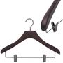 Homewear - Blouse Hanger with Clips IN ASH WOOD - Matt Walnut - MON CINTRE