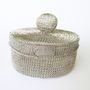 Caskets and boxes - Woven Wire Jewellery Box - NYAMAN GALLERY BALI
