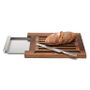 Ustensiles de cuisine - Serveur à pain avec planche à découper - BREKA