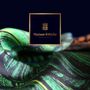 Foulards et écharpes - Foulard / carré - FAUVE 90 - imprimé 100 % twill de soie - 90 x 90 cm - roulotté à la française - MAISON FÉTICHE
