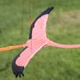Other wall decoration - Pink flamingo wood mobile handmade from fair trade - FAIR MOMS