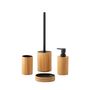 Mounting accessories - Bamboo and black polypropylene Toothbrush holder BA70073 - ANDREA HOUSE