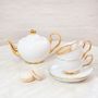 Gifts - Ivory Teacup & Saucer - CRISTINA RE