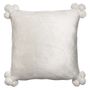 Fabric cushions - Cushions and deco TENDER POMPONS - MAISON VIVARAISE – SDE VIVARAISE WINKLER