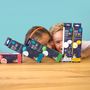 Loisirs créatifs pour enfant - Silicone Mini Playmat - DINO reversible avec 4 feutres effaçables inclus - SUPERPETIT