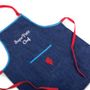 Kids accessories - “Cook like a chef”: this embroidered denim apron is perfect for your little chef ! - SUPERPETIT