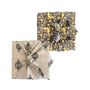 Gifts - FabRap Reversible Double Sided Small Reusable Gift Wrapping - FABRAP