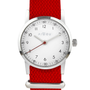Bijoux - Bracelet de montre Tressé Rouge - MILLOW PARIS