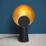 Desk lamps - Lamp black & gold “Hide & seek” - CHEHOMA