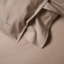 Linge de lit - Parure de lit en PERCALE COTON beige/gris - SUITE702