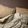 Bed linens - PERCALE COTTON bedlinen beige/grey - SUITE702