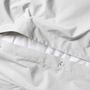 Bed linens - PERCALE COTTON bedlinen white/silver-grey - SUITE702