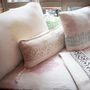 Fabric cushions - HANDPRINTED CUSHION COVER CHIC ELEGANT DECORATIVE UNIQUE - LALAY
