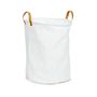 Paniers à linge - Panier à linge en polyester blanc BA70171  - ANDREA HOUSE