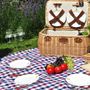 Outdoor decorative accessories - Picnic basket - 4 people. - LES JARDINS DE LA COMTESSE