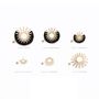 Jewelry - earrings - studs n.2 ANDROMEDE - PEAU DE FLEUR