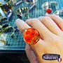 Jewelry - Big ring with all 925 silver finish Les Parisiennes Poppy - LES JOLIES D'EMILIE