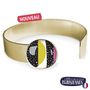 Jewelry - Medium bangle fully gilded with fine gold Les Parisiennes Happy Day - LES JOLIES D'EMILIE