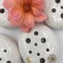 Ceramic - pebble spades flowers - MYRIAM AIT AMAR