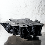 Coffee tables - Organic charred wood coffee tables - ATMOSPHÈRE D'AILLEURS
