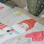 Comforters and pillows - CRIB BLANKET PRINTED WITH LLAMA MOTIF - PETIT ALO