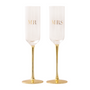 Cadeaux - Mr & Mrs Flûtes à champagne - Lot de 2 - CRISTINA RE