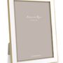 Homewear - White Enamel & Gold Frame - ADDISON ROSS