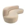 Sofas for hospitalities & contracts - sofa la Fontanelle (white & camel)    - VAN ROON LIVING