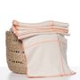 Throw blankets - BED COVER THROW COTTON LINEN - LALAY