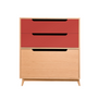 Chests of drawers - CHEST OF DRAWERS MOCHA RED - KULILE
