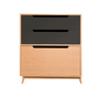 Chests of drawers - CHEST OF DRAWERS MOCHA BLACK - KULILE