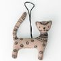 Decorative objects - Felt Ornaments , Horse/Snow Leopard - SILAIWALI